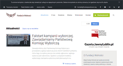 Desktop Screenshot of fundacjawolnosci.org